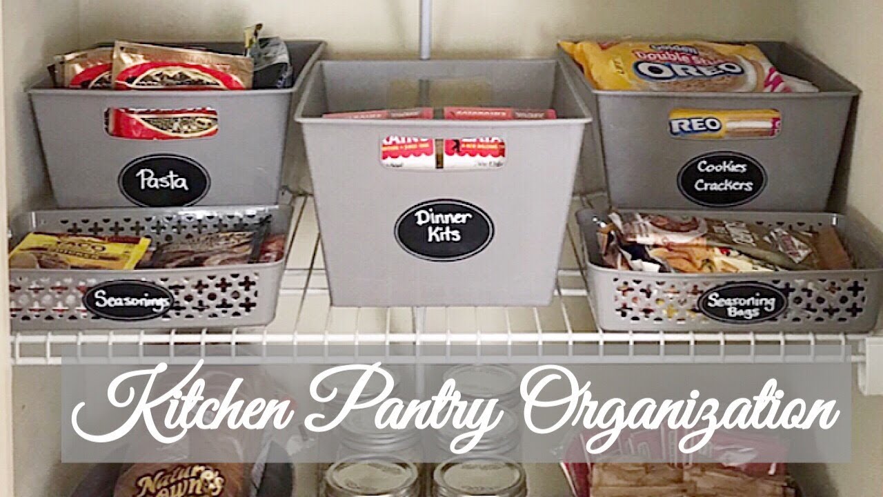 Updated Kitchen Pantry Organization | Dollar Tree