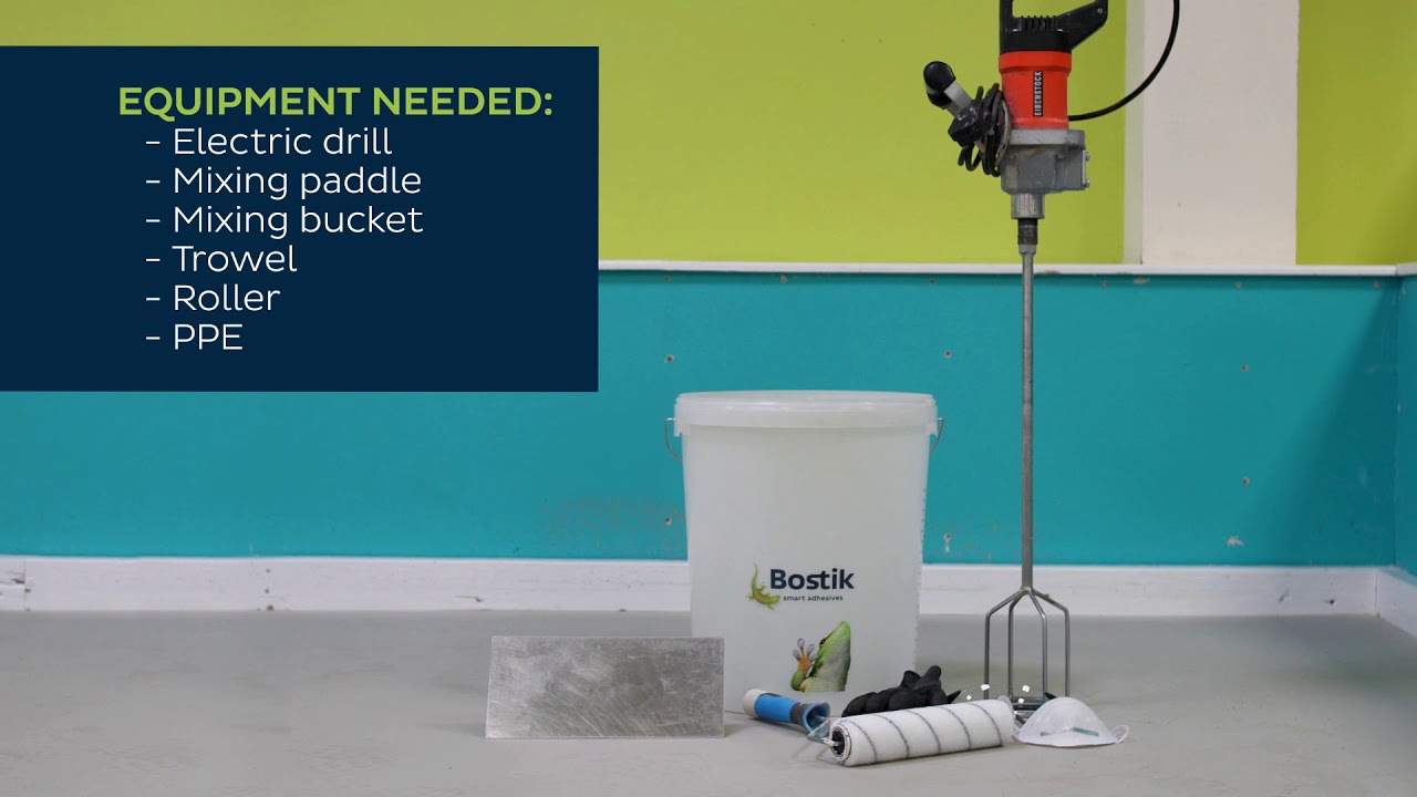 How to use Bostik Cempolatex Fibreflex self-levelling compound