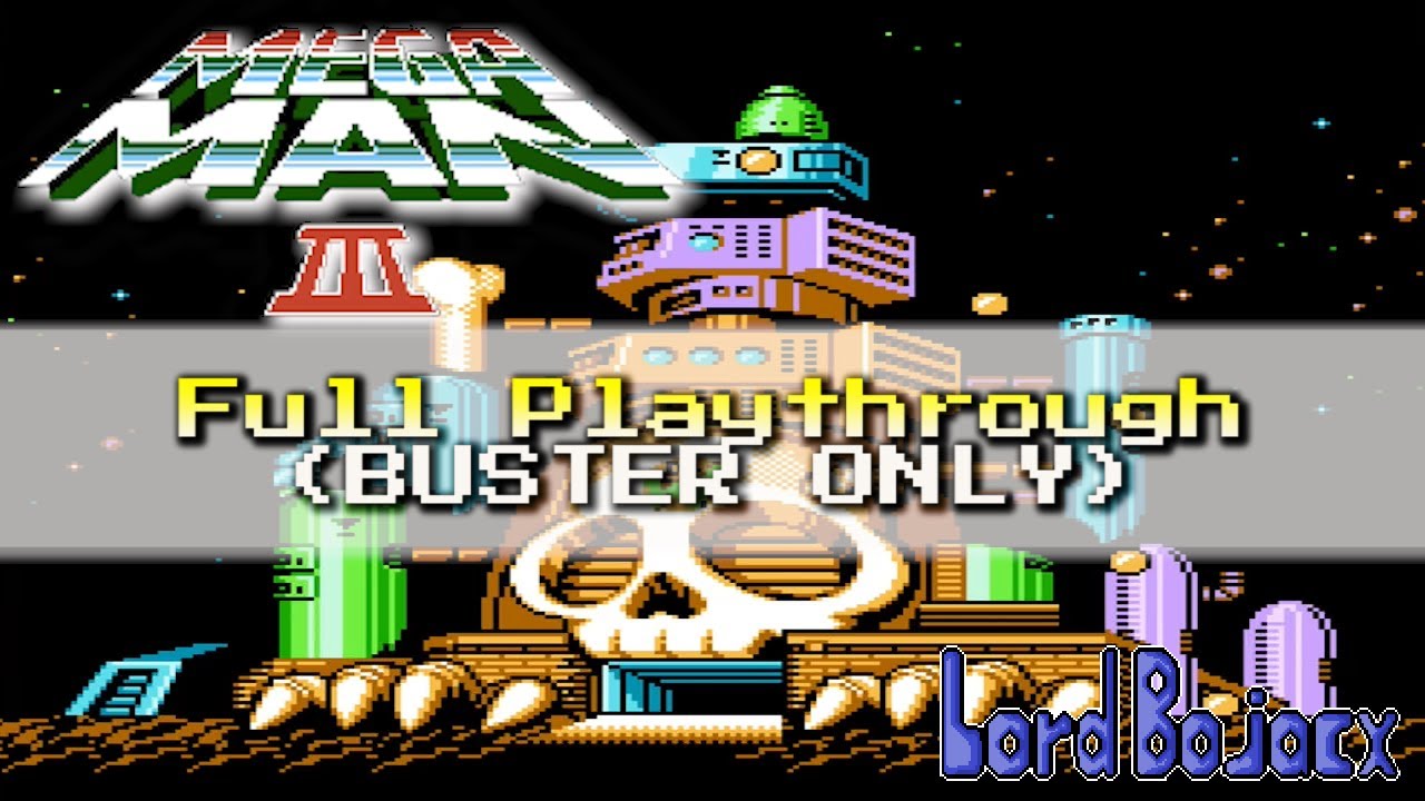 Mega Man 3 Buster Only (NES) (FULL PLAYTHROUGH - No Commentary)