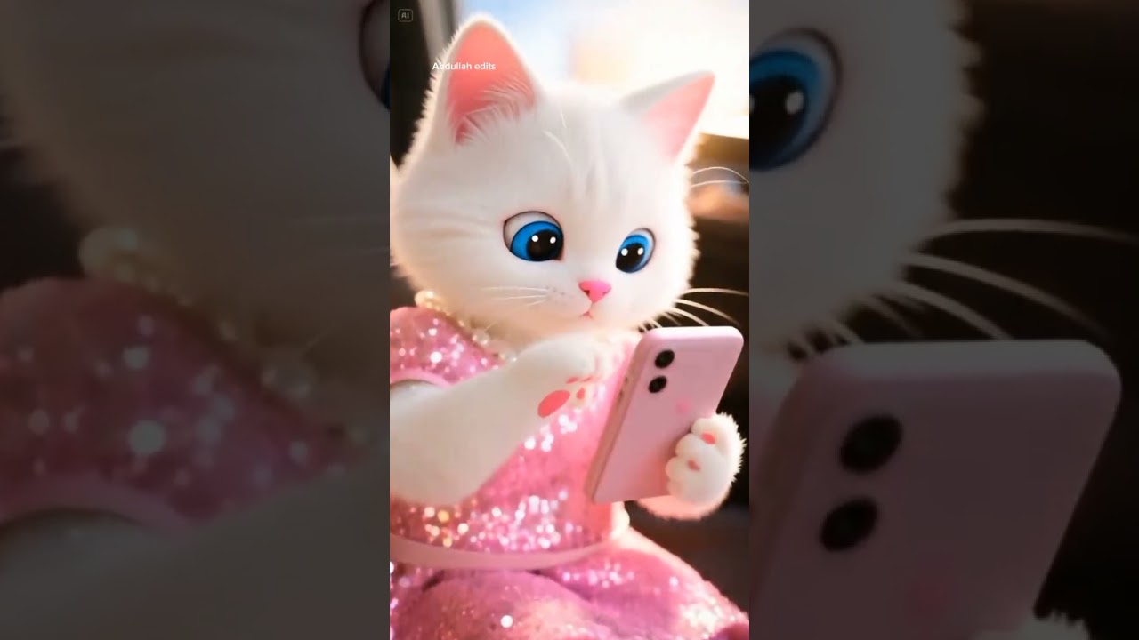 "Baby Cat Crying Until Mom Comes 🐱💔"