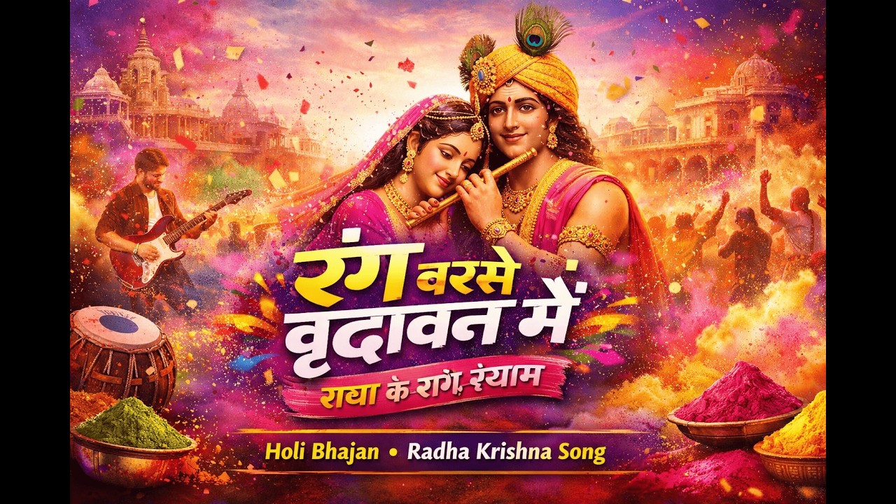 होली आ गई! 🌸 रंग बरसे वृंदावन में ❤️ राधा के संग श्याम | Holi Special Dance Bhajan 2026