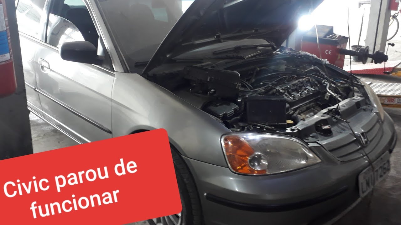 Defeito honda civic nao liga