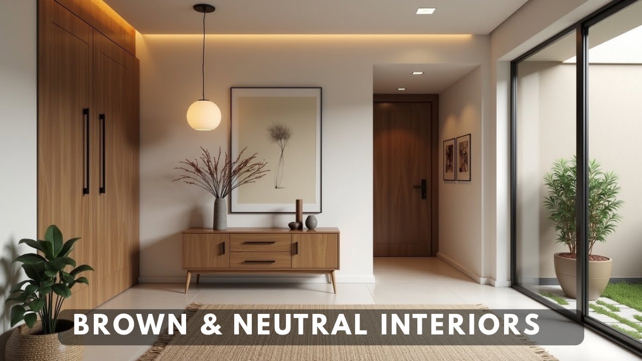 Warm Minimal Luxury Interiors in Brown and Neutral Tones