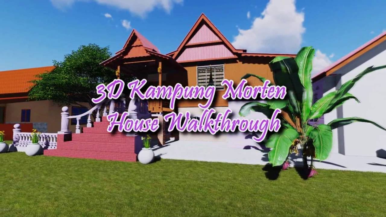 3D Walkthrough of the Kampung Morten 3D Model