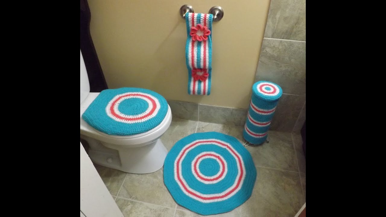 Crochet Bathroom set Part  1 of 4