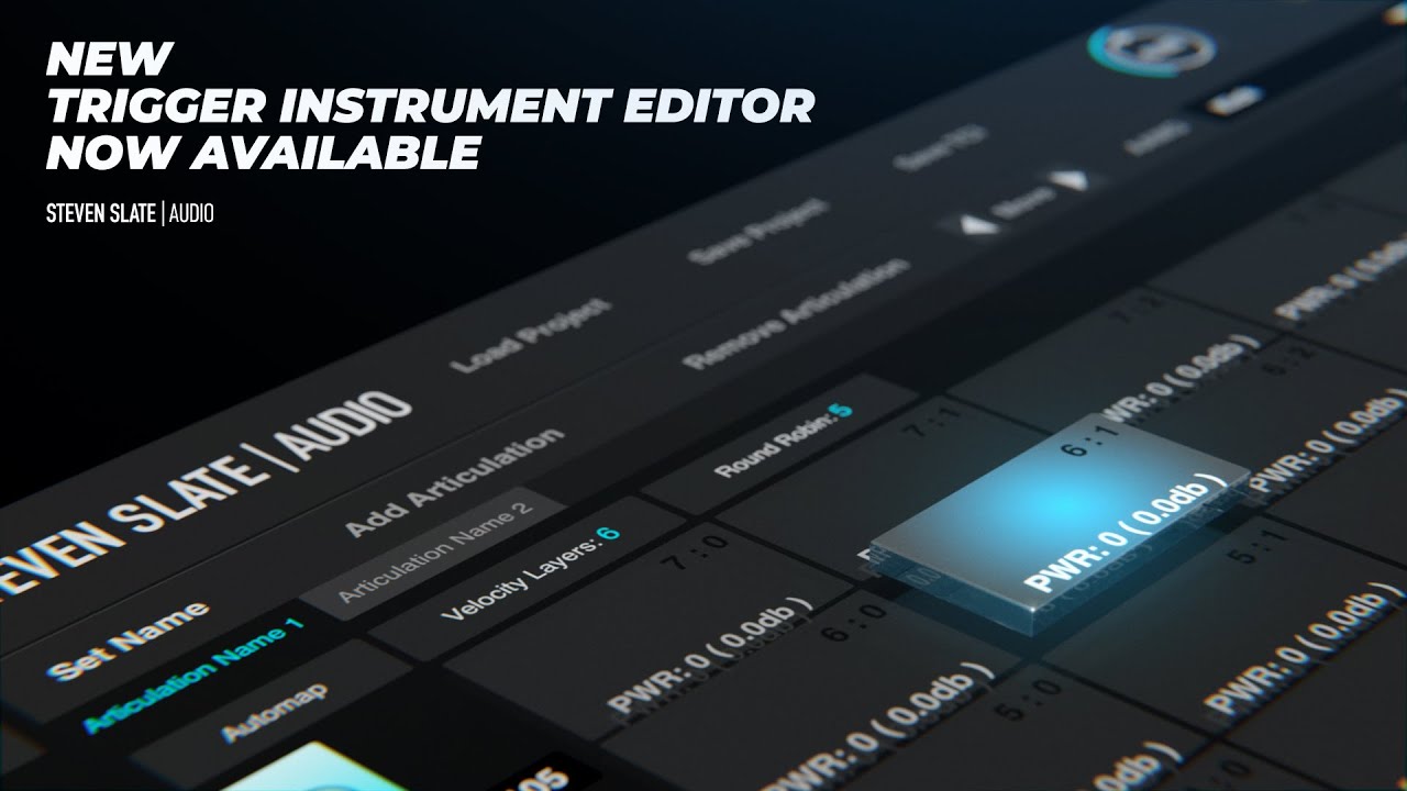 NEW - Trigger Instrument Editor | Steven Slate Audio