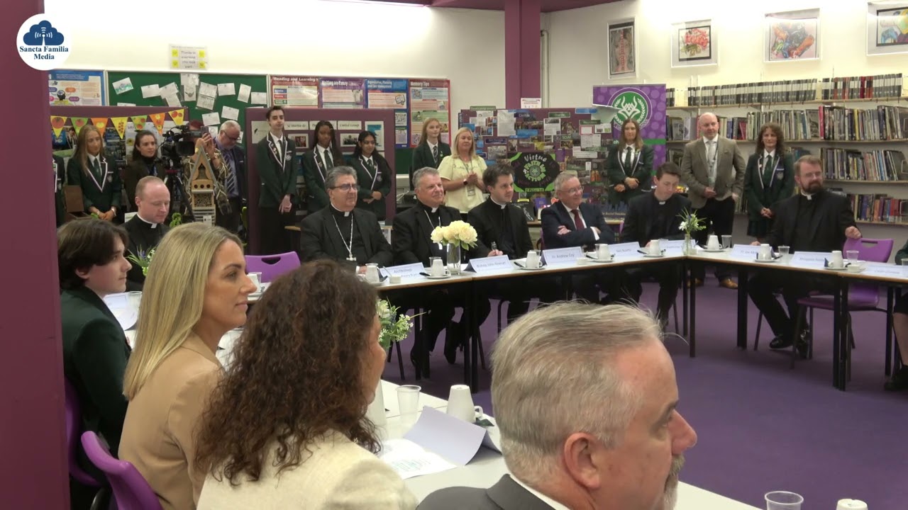 The Papal Nuncio Visit to St Luke's HS Barrhead