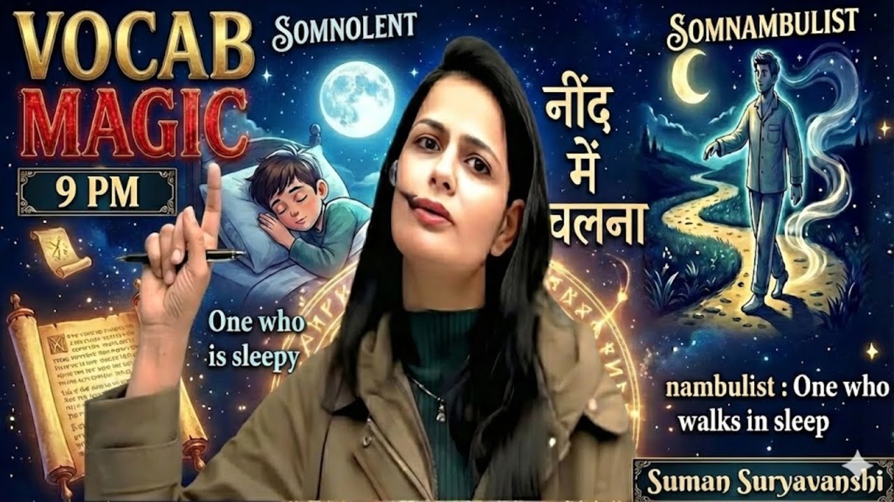Vocabulary With Tricks All PYQ Vocab | SSC,BANK,DSSSB,BPSC,IB,NDA,CDS,KVS | Suman Suryawanshi Mam