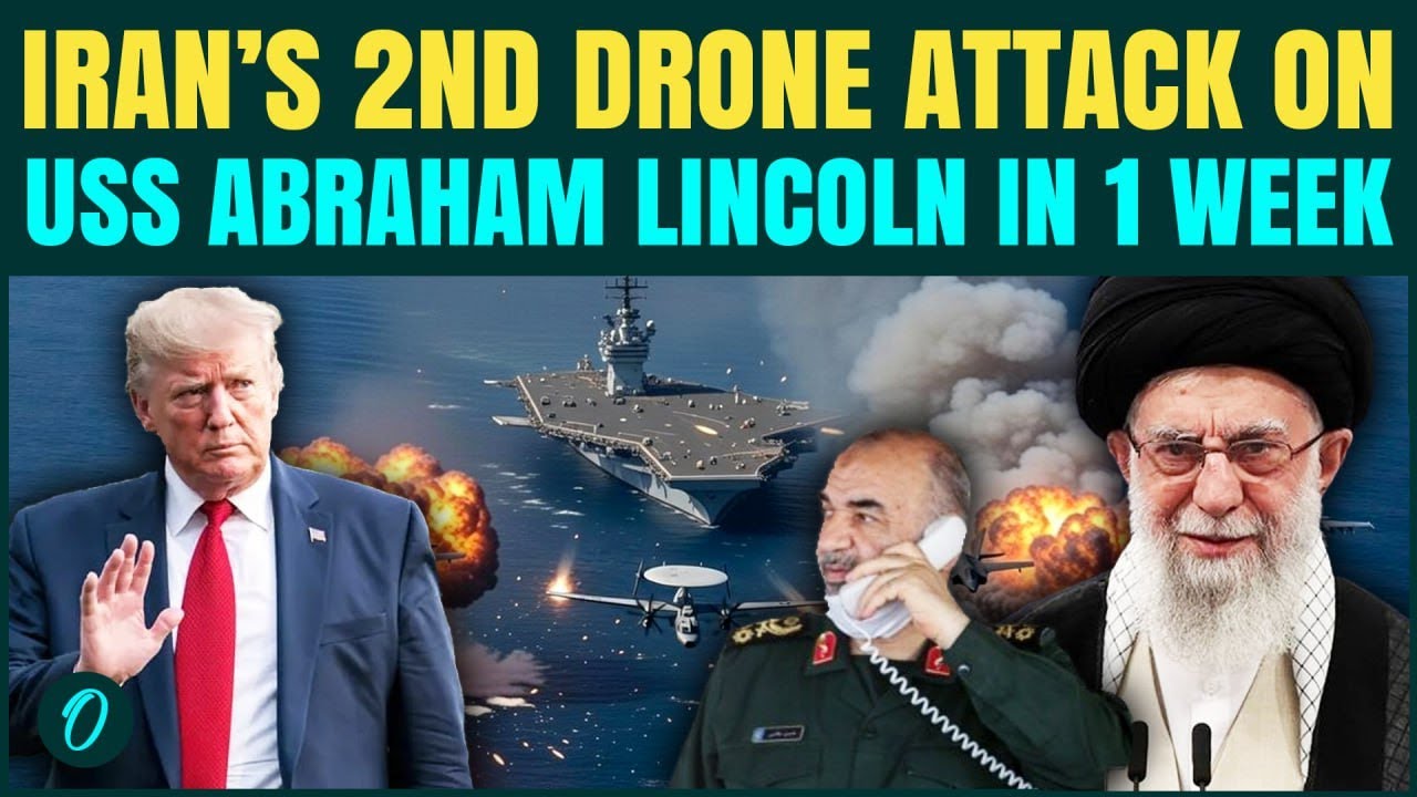 Iran’s Drones To SINK USS Abraham Lincoln? IRGC Drones AIM Trump’s Warship| US-Iran Naval War Starts