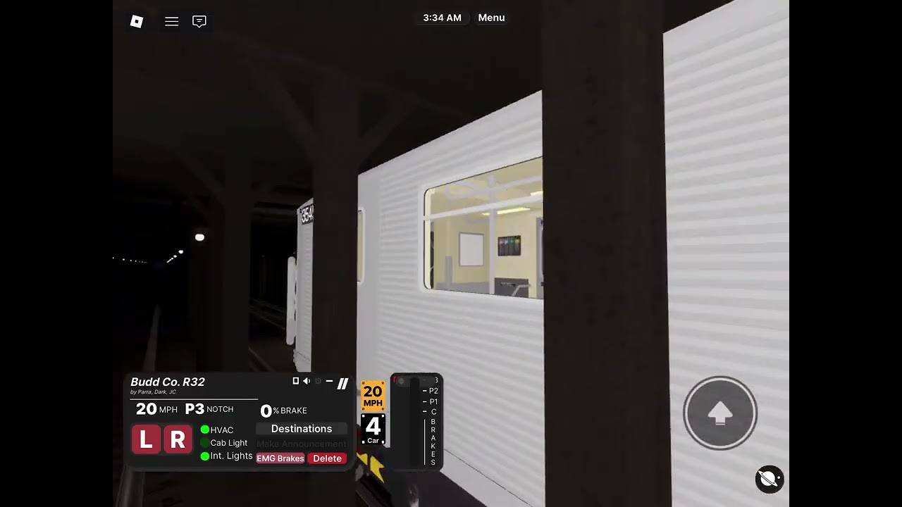 What a bug! You can still drive the R32 on the IRT line? (Roblox Neptune City Subway)