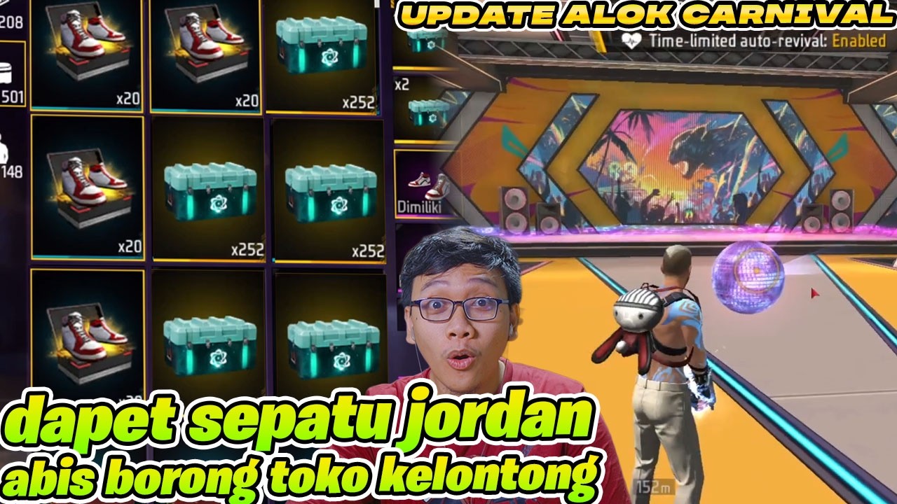 EVENT ALOK CARNIVAL RILIS! BUKAIN BOX SEPATU JORDAN APAKAH HOKI!