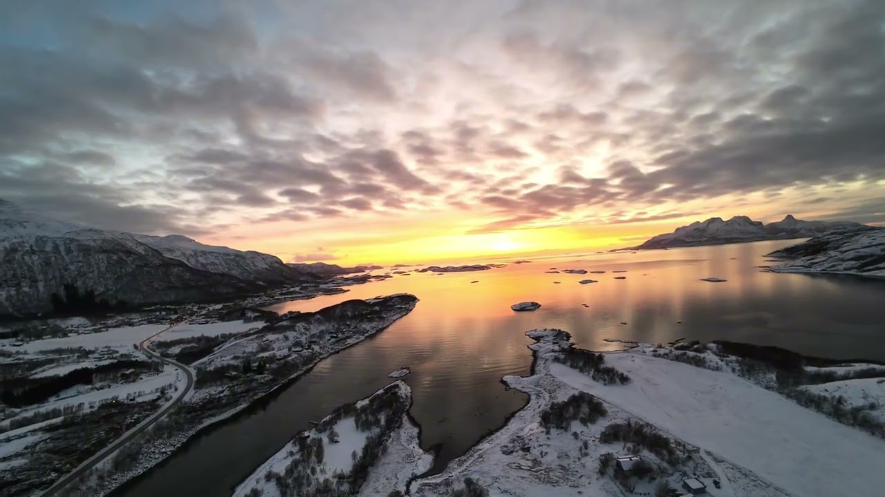 Bodø, Valvika-Golden Hour, DJI Air unit 04, Fpv, Aura 7