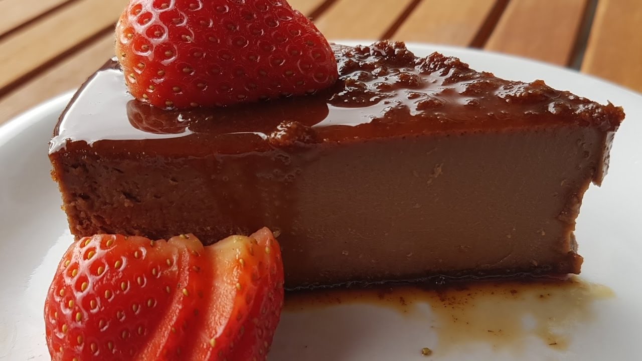 Quesillo o flan de chocolate - Casero - Facil