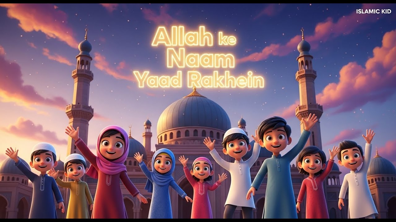 Beautiful Names of Allah for Kids | Fun Islamic Song | Learn & Sing Along