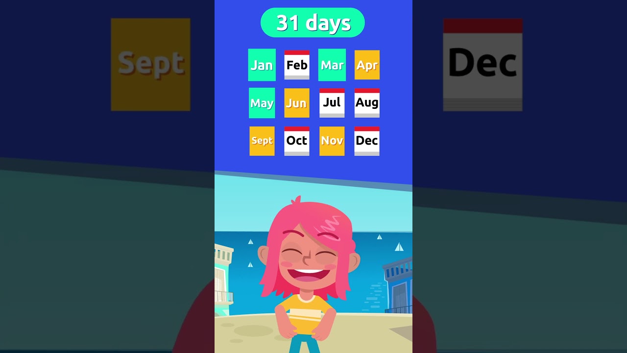 😉 The Months of the Year! Educational Song 🎶
