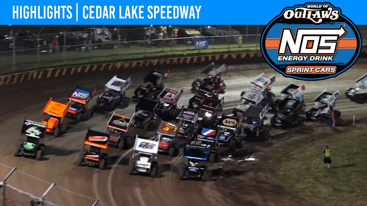 World of Outlaws NOS Energy Drink Sprint Cars | Cedar Lake Speedway | July 1, 2023 | HIGHLIGHTS
