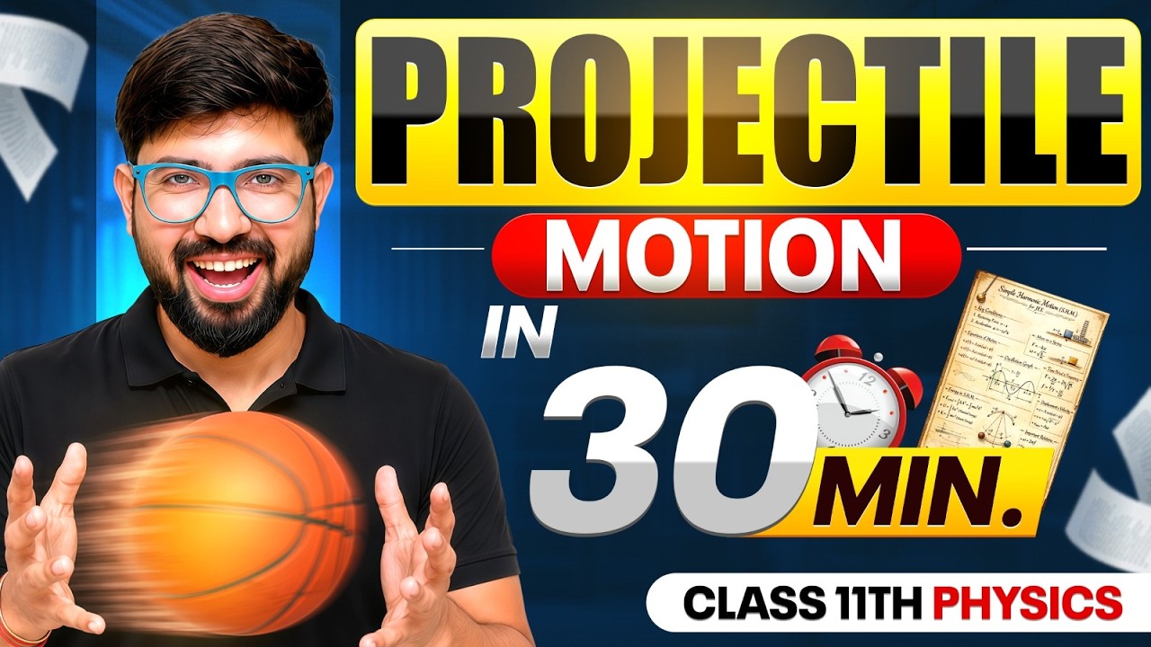 Projectile motion Physics Class 11 | Projectile motion One shot | What is Projectil motion JEE NEET