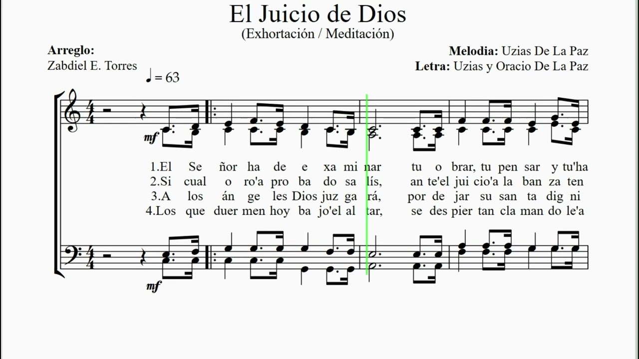 El Juicio de Dios LLDM ‐ (Meditación/Exhortación)