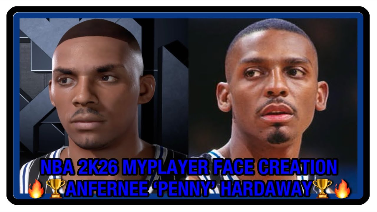 🏆 Руководство по созданию лица MyPlayer для NBA 2K26 Анферни Хардуэй ~ Xbox Series X PS5 🏆