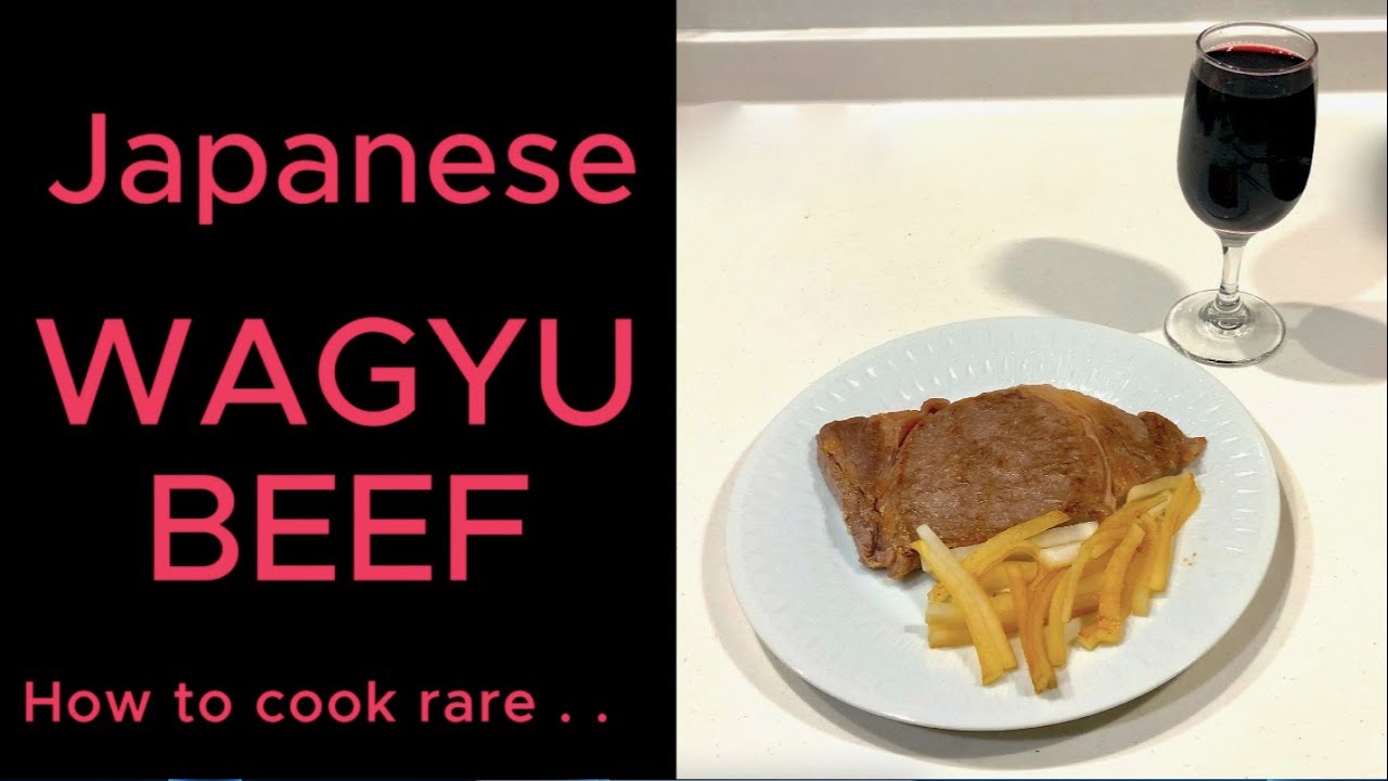 WAGYU Beef Steak how to cook such quality Japanese beef medium-rare simple and melts in your mouth