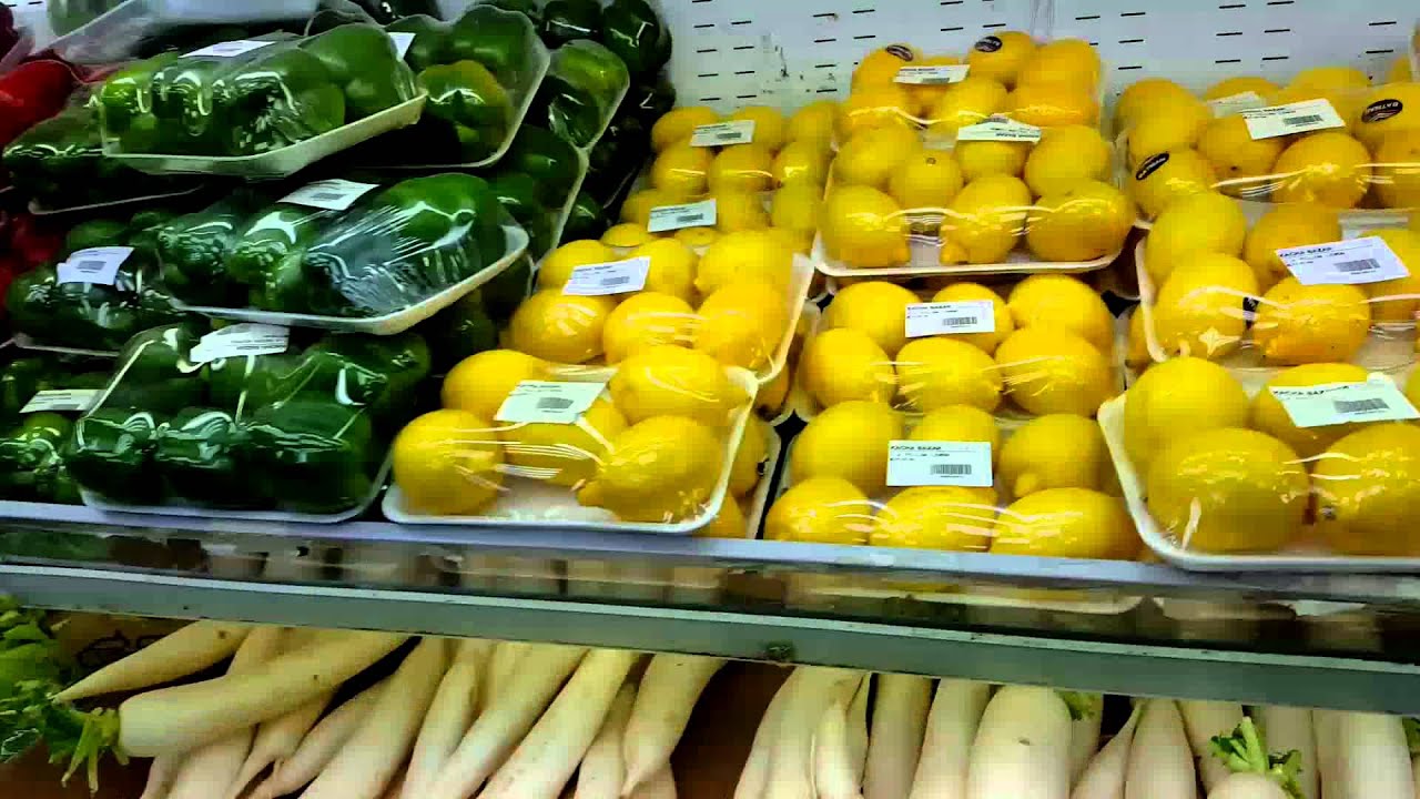 Vegetable shop in London.