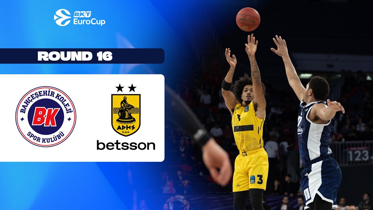 Bahcesehir College Istanbul - Aris Thessaloniki Betsson | Round 16 | EuroCup Basketball 2025-26