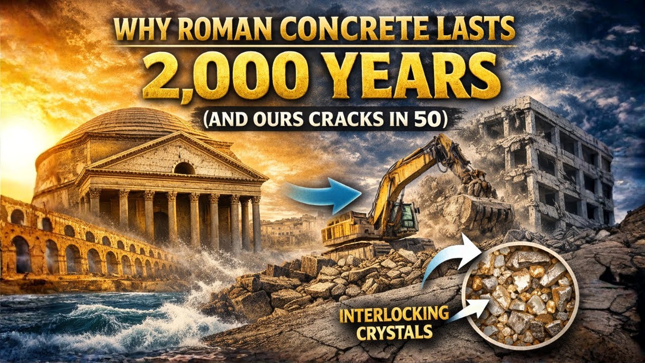 How Did Roman Concrete Last 2,000 Years 