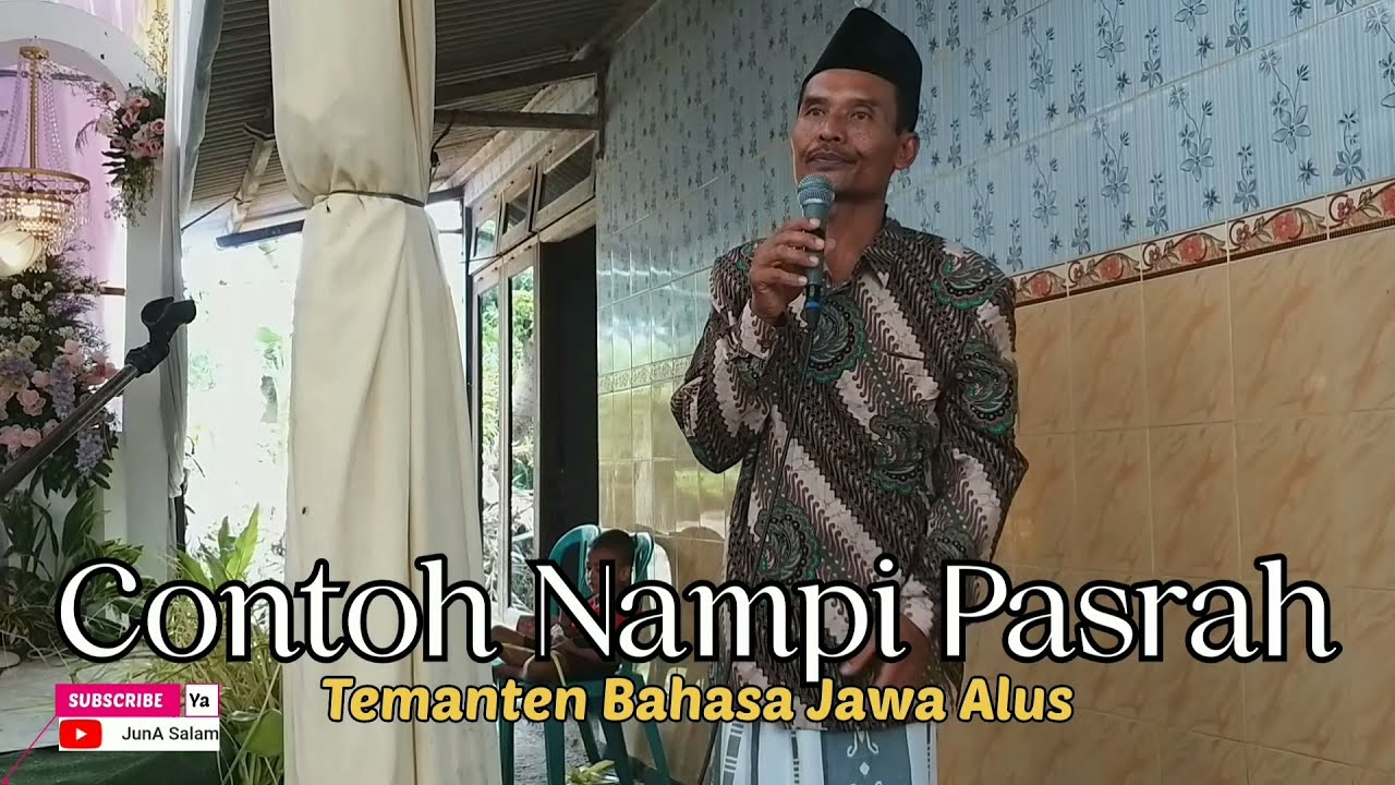 panampi PASRAH TEMANTEN KAKUNG BAHASA JAWA ALUS.