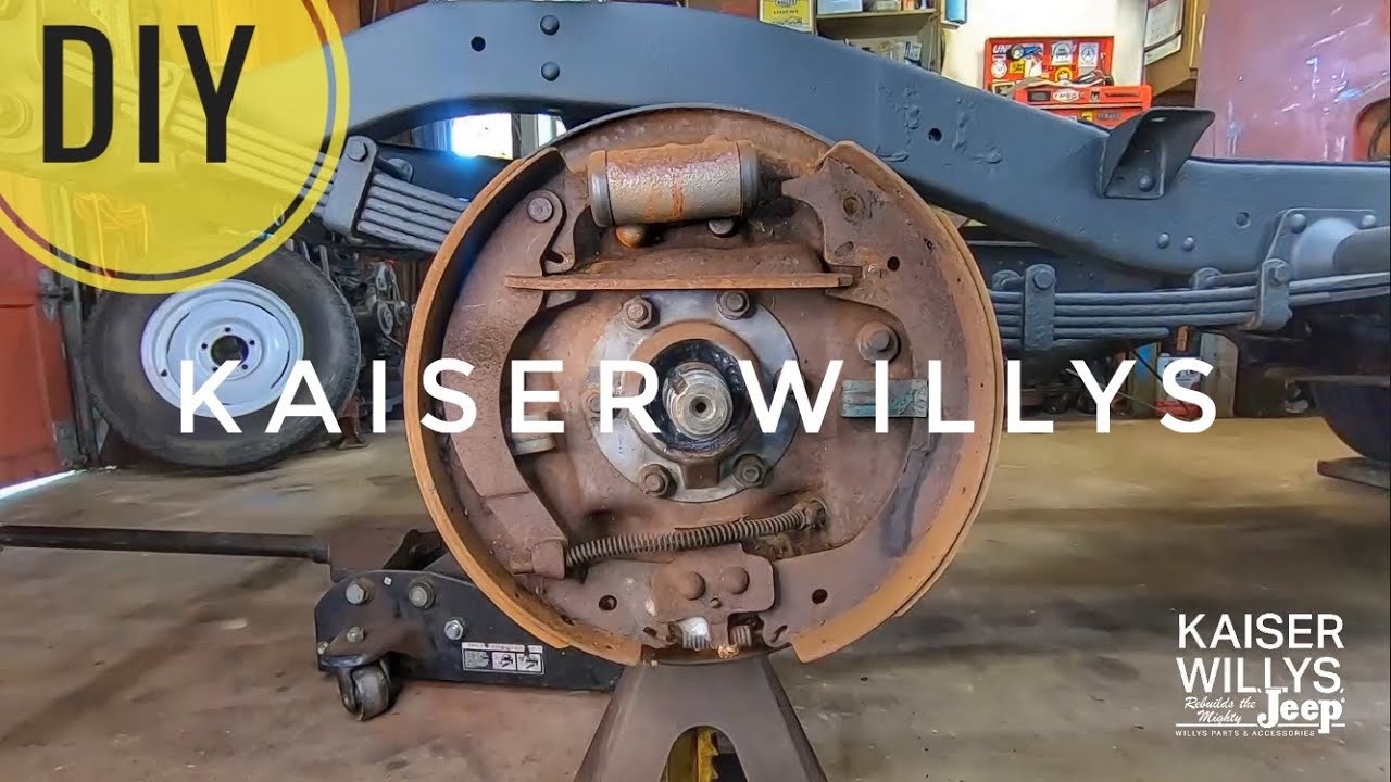 How to replace Willys jeep drum brakes