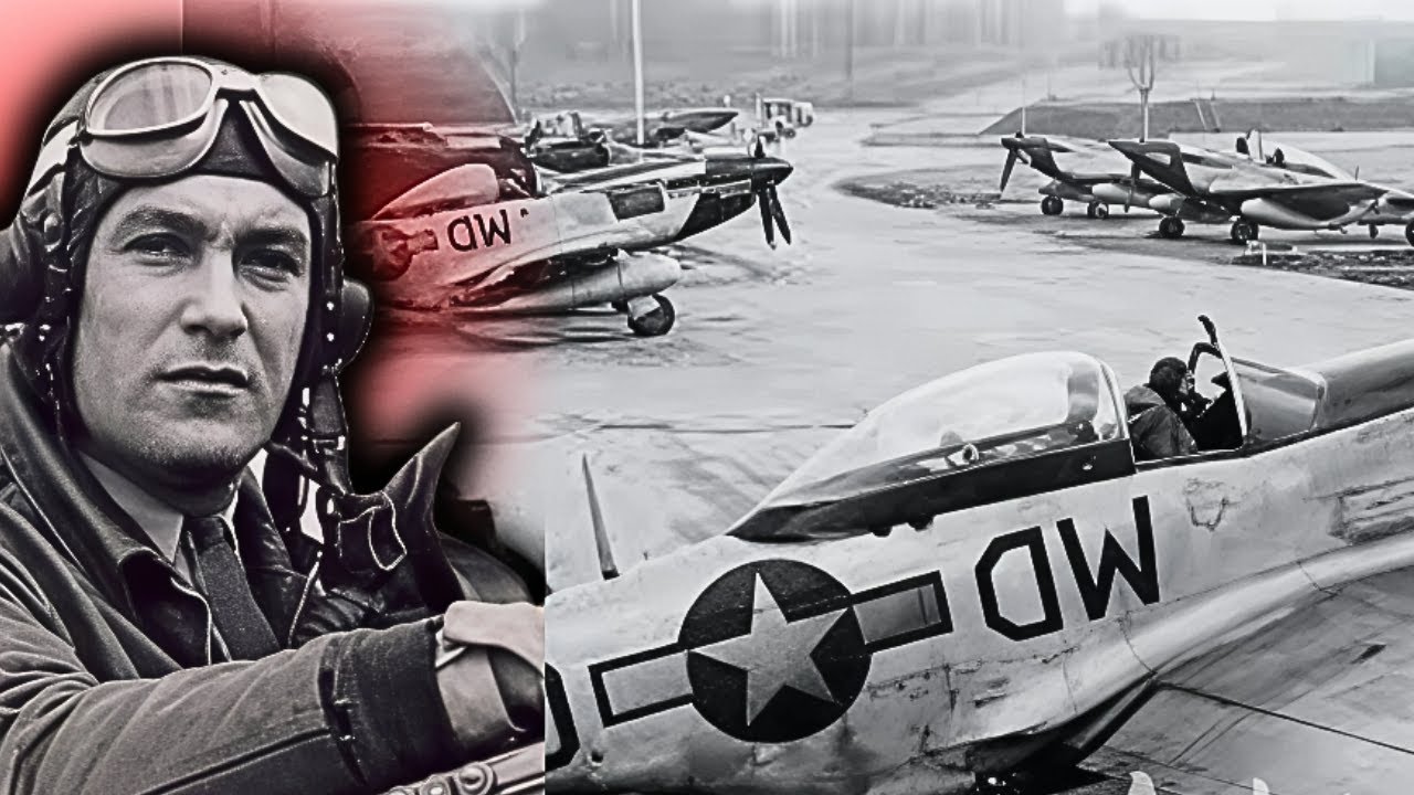 Donald Blakeslee &ndash; 16 victories leading the 4th Fighter Group with the P 51 Mustang