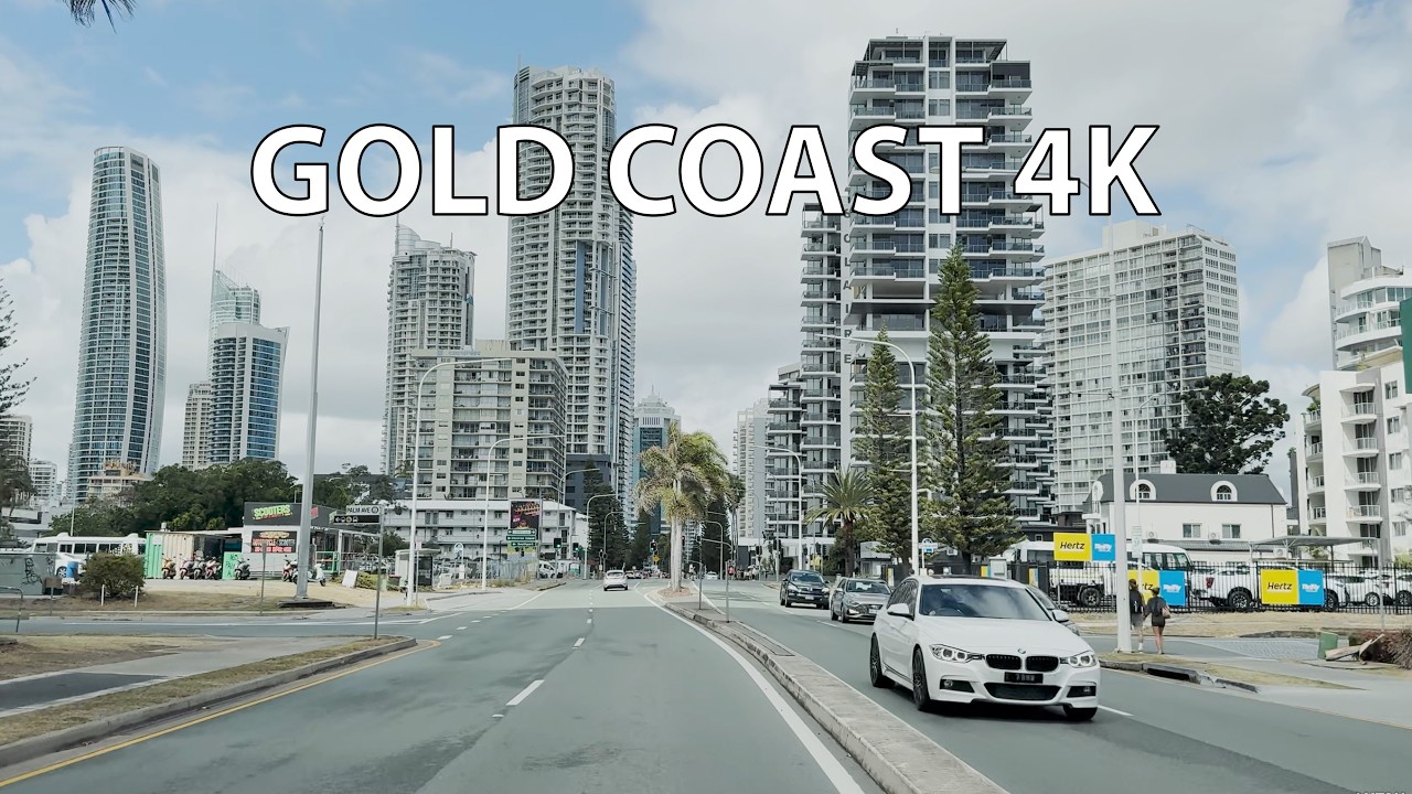 Gold Coast 4K - Australia's Miami - Driving Downtown