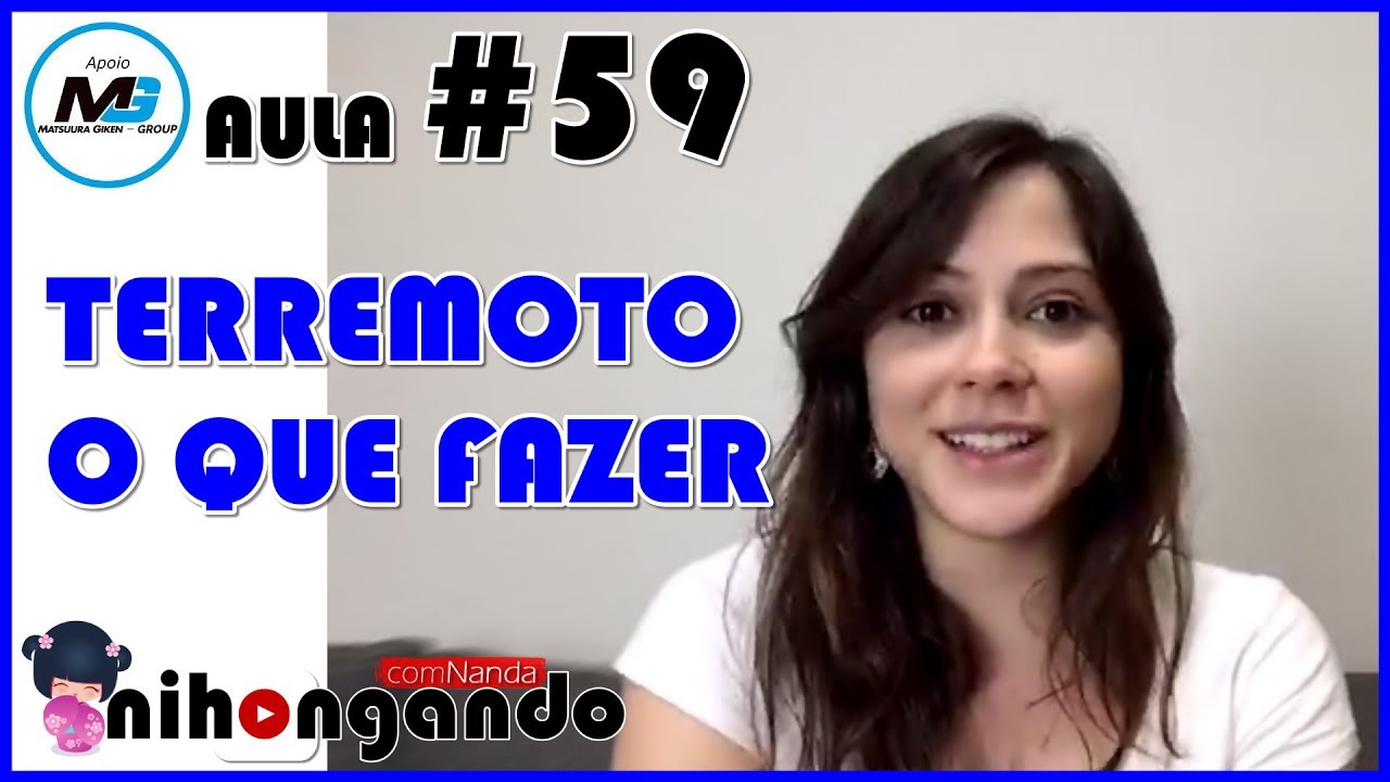 TERREMOTO. O QUE FAZER - AULA #59