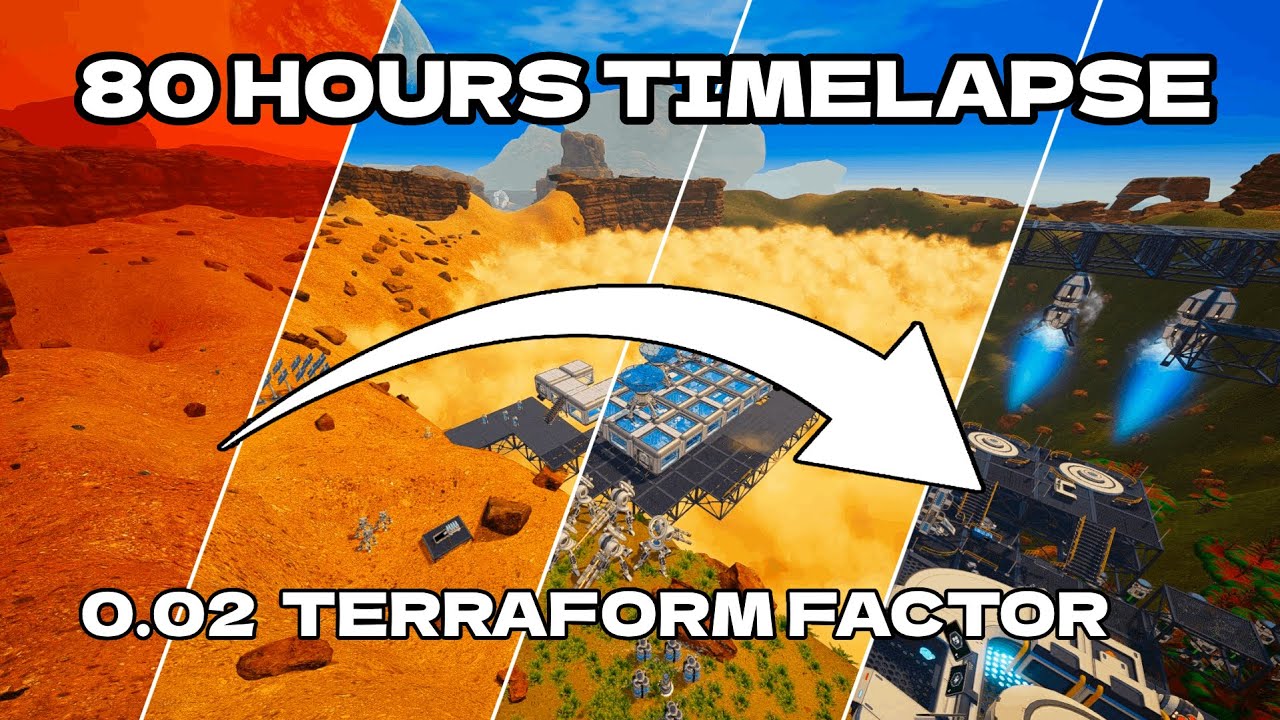 80 Hours Terraforming Timelapse | Planet Crafter Walkthrough Timelapse