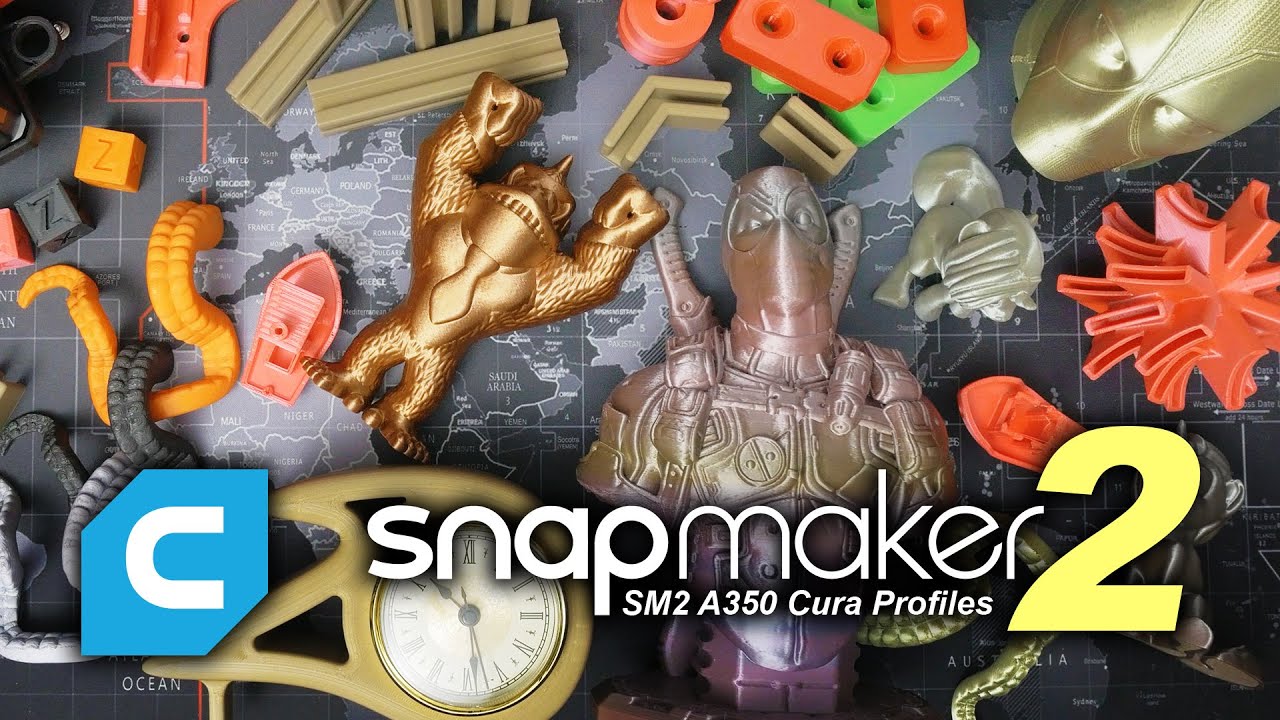 Setting up Cura 4.8 with the Snapmaker 2.0 A350 for PLA