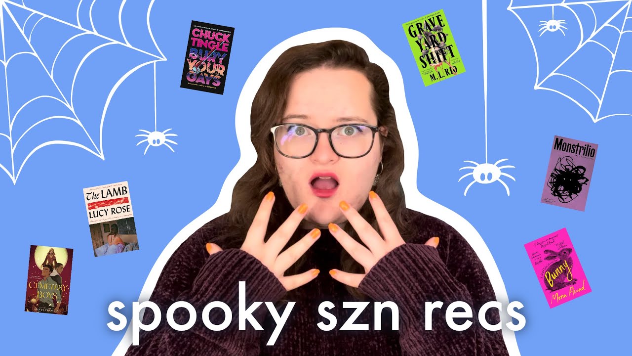 halloween book recs! 13 weird and spooky books to read in october, and what’s on my tbr | liv jones