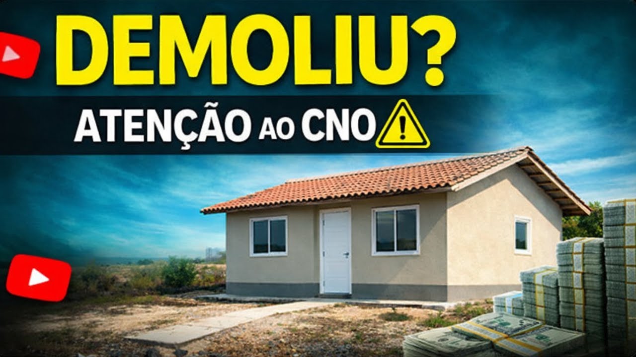 Casas Populares e Demolição ⚠️ Quando é 1 CNO e Quando Precisa Fracionar