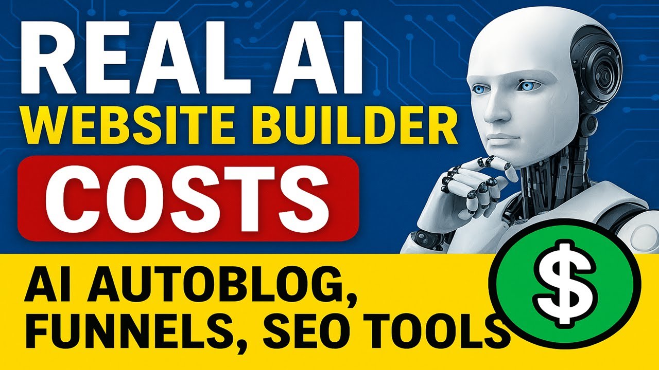 Real AI Website Builder Costs (AI Autoblog, Funnels, SEO Tools) - EziStack Demo #6