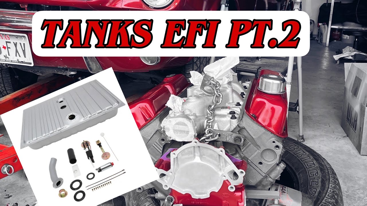 Tanks EFI fuel tank install PART2 on the 66 Mustang