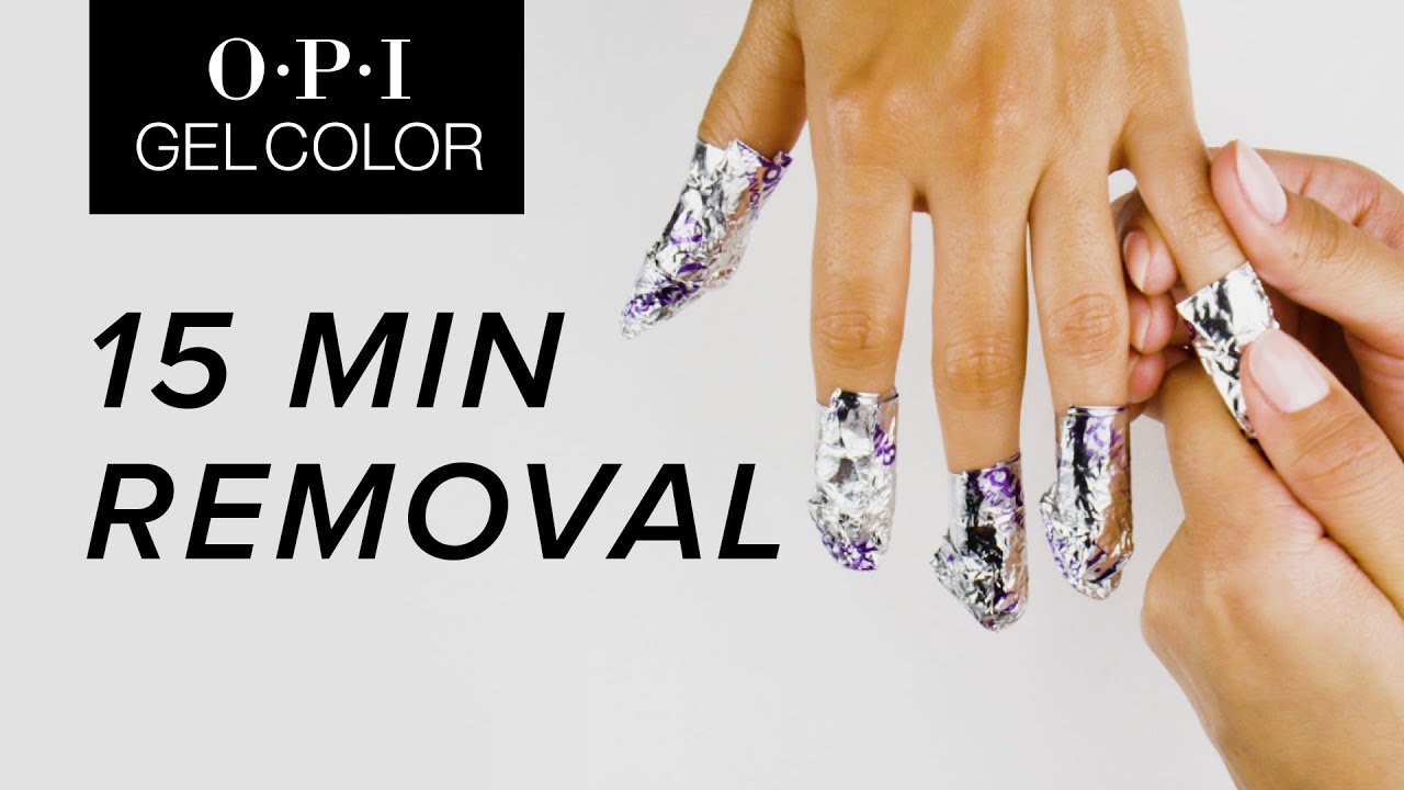 OPI GelColor Tutorial | 15 Minute Removal