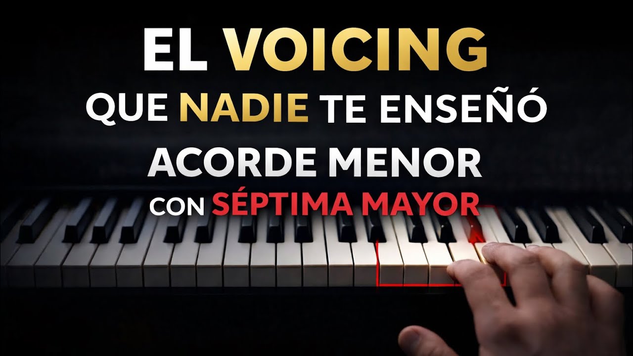 Clase 7: El Acorde Tenebroso (mMaj7) y su Verdadero Voicing #Piano#Armonía#Voicing#Acordes