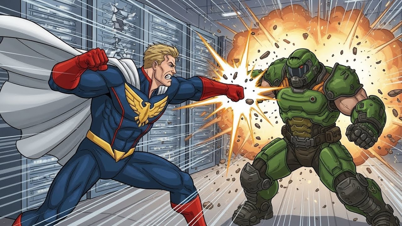 What If Doomslayer Entered the Boys Universe?