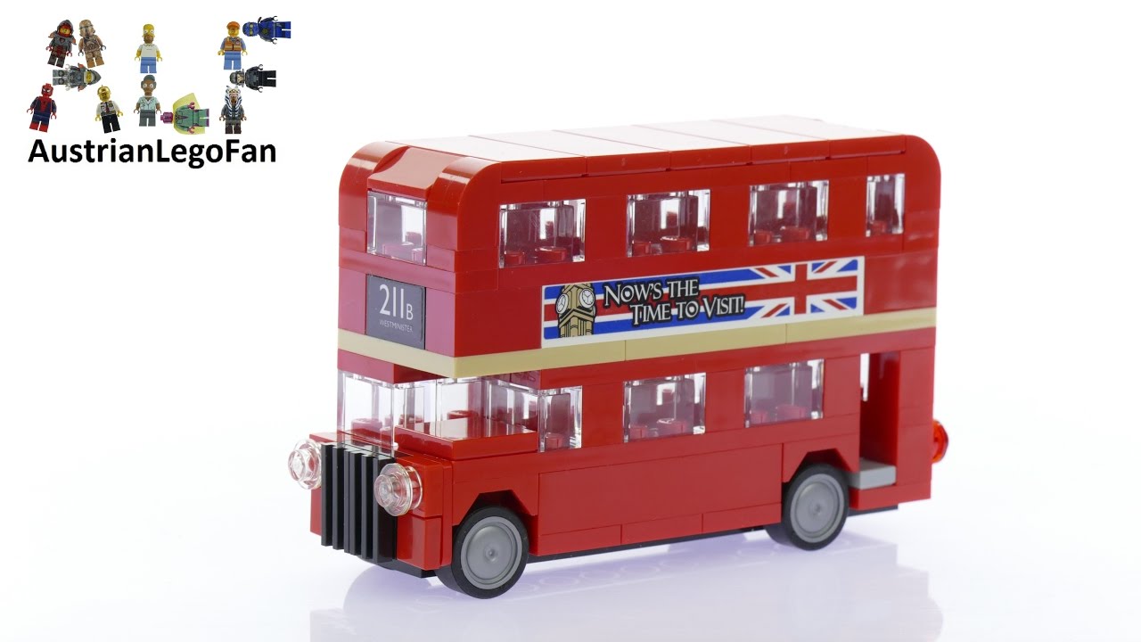 Lego Creator 40220 London Bus - Lego Speed Build Review