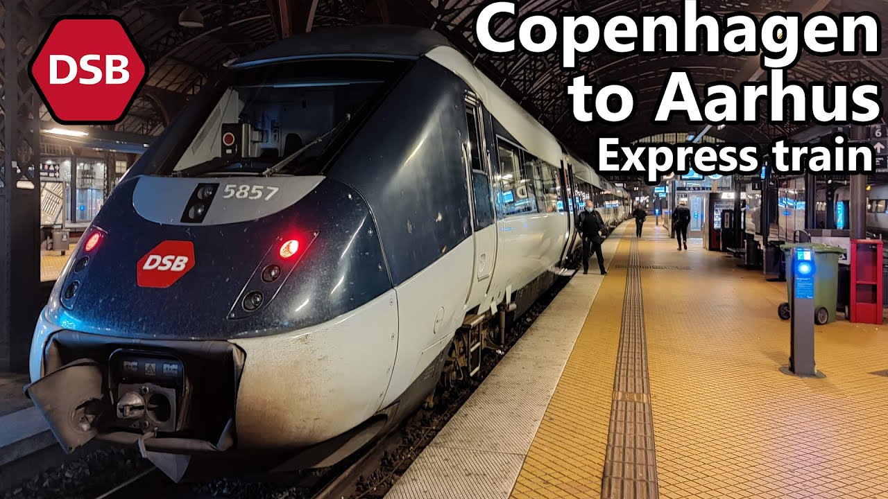 Copenhagen to Aarhus by fast express train | IntercityLyn + | DSB Danish State Railway