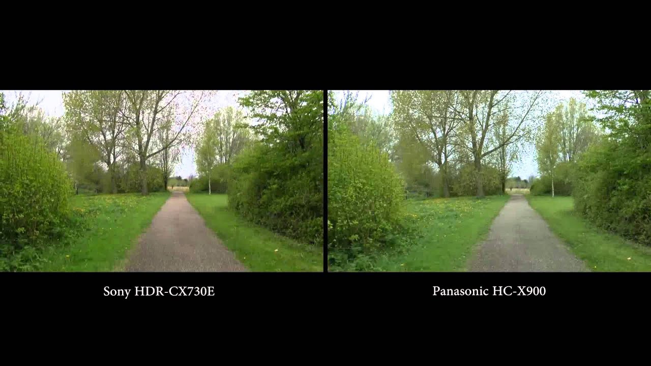 Sony HDR-CX730E vs Panasonic HC-X900 - Stabilization Test