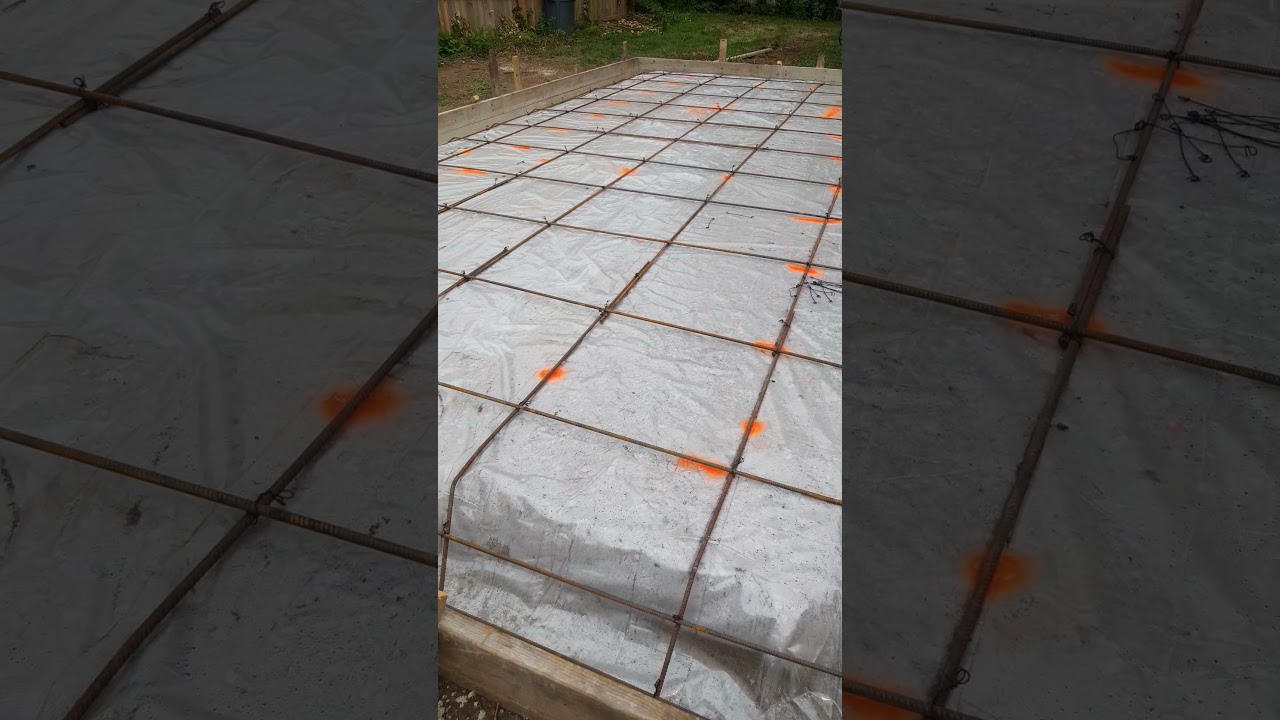 garage slab with thickened Edge