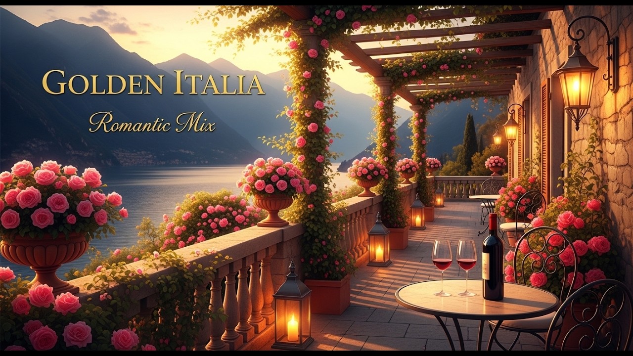 Mediterranean Sunset Lounge 🌅 Relaxing Italian Coastal Instrumental MusicDescription