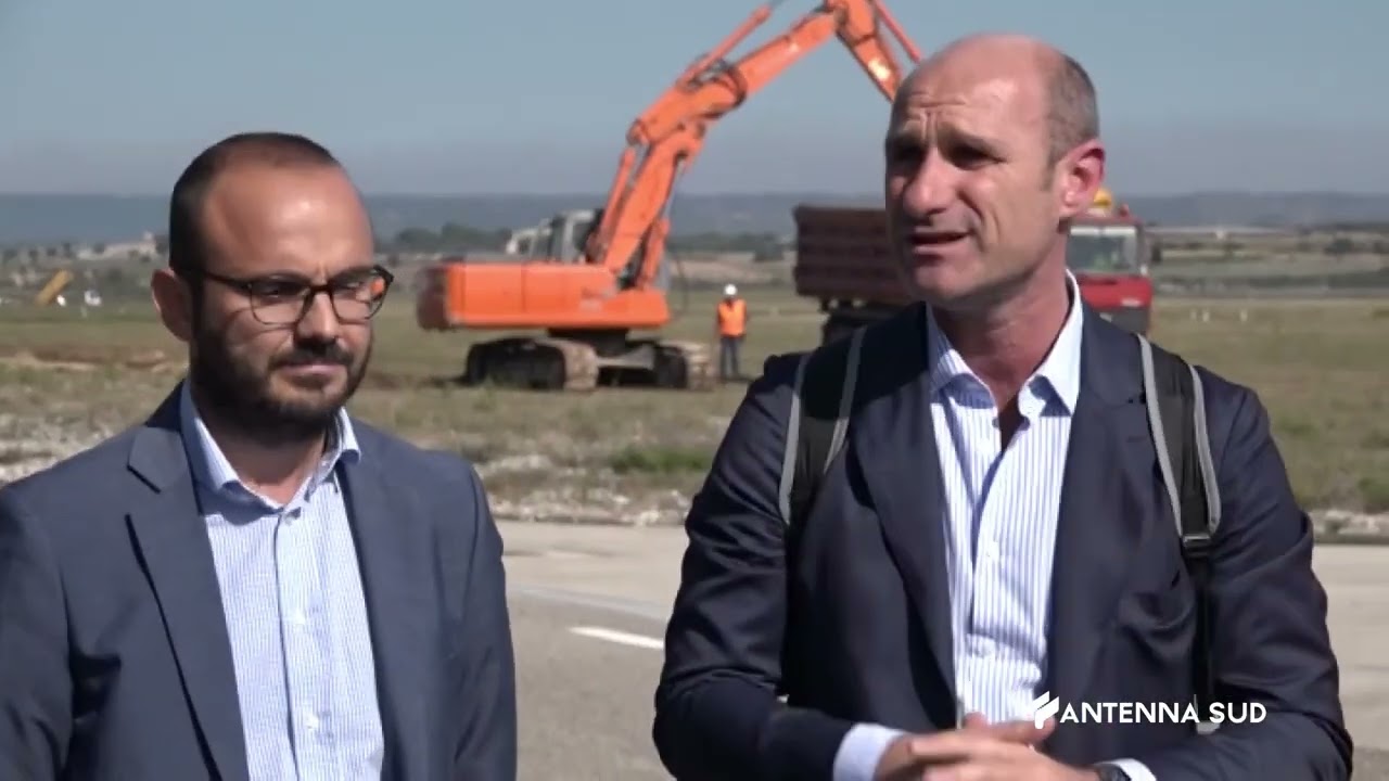 24 APRILE 2024   GROTTAGLIE TA   AEROPORTO ARLOTTA; AL TERMINE LAVORI PRONTO PER VOLI PASSEGGERI