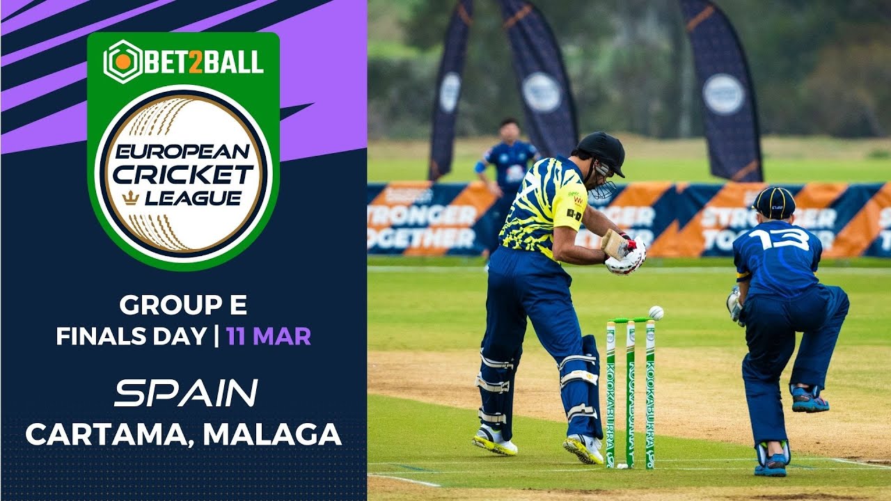 🔴 BET2BALL European Cricket League 2022 | Group E Finals Day | Cartama Oval Spain | T10 Live Cricket