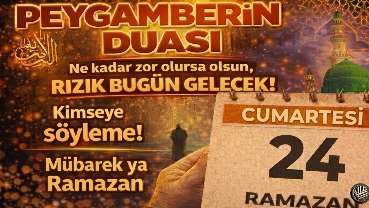✨24 RAMAZAN🤲Hızır Peygamber’in Çok Güçlü Duası |Evladın ve ailen için ilahi yardım,koruma ve bereket
