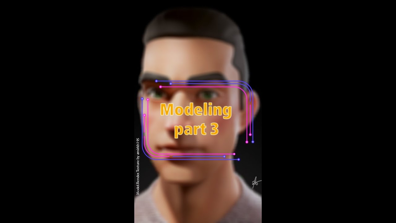 How to sculpt stylized character head (part3)